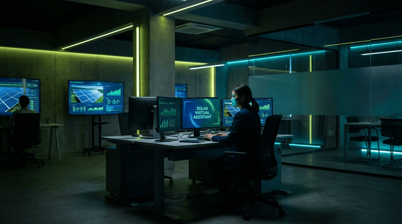 Solar Virtual Assistant: Powering Your Energy Business with Offshore Talent